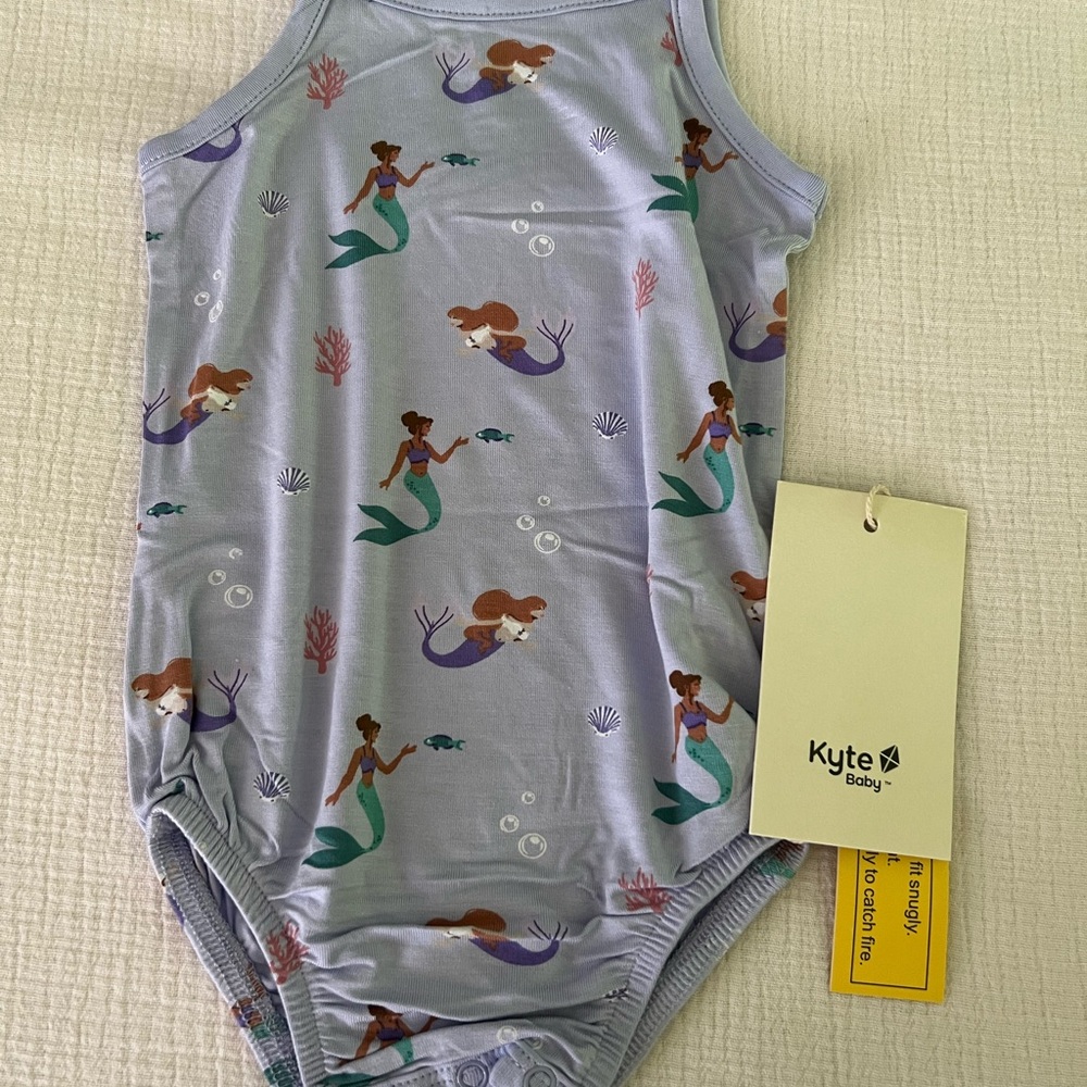 Kyte Baby mermaid onesie & bummies - Picture 2 of 3
